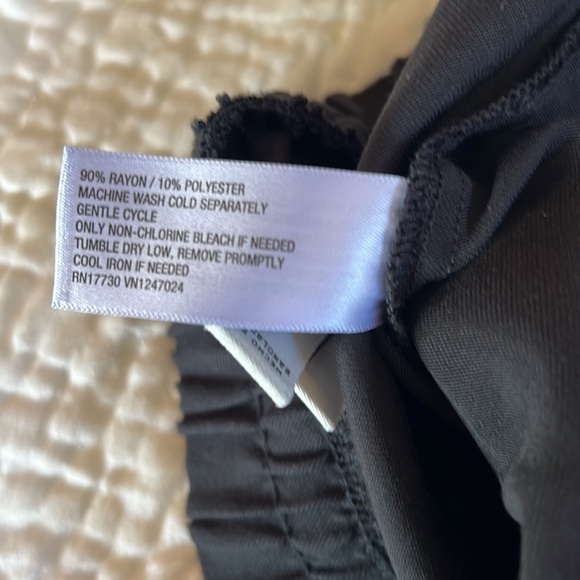 Black Pull On Wide Leg Pants A New Day M NWOT - Picture 5 of 9